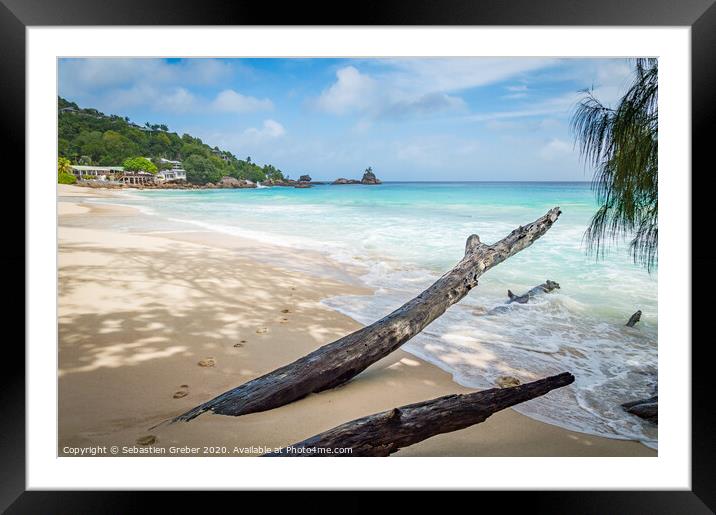 Anse Soleil Mahe Seychelles Framed Mounted Print by Sebastien Greber