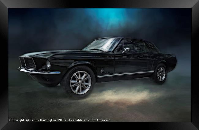 69 Shelby Mustang Framed Print by Kenny Partington