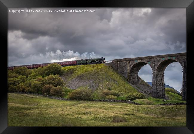  A Scotsman on ribblehead Framed Print by kevin cook