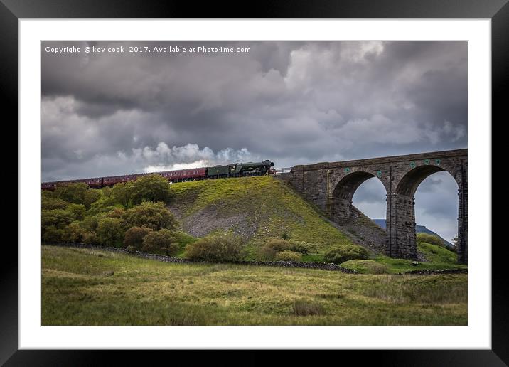  A Scotsman on ribblehead Framed Mounted Print by kevin cook