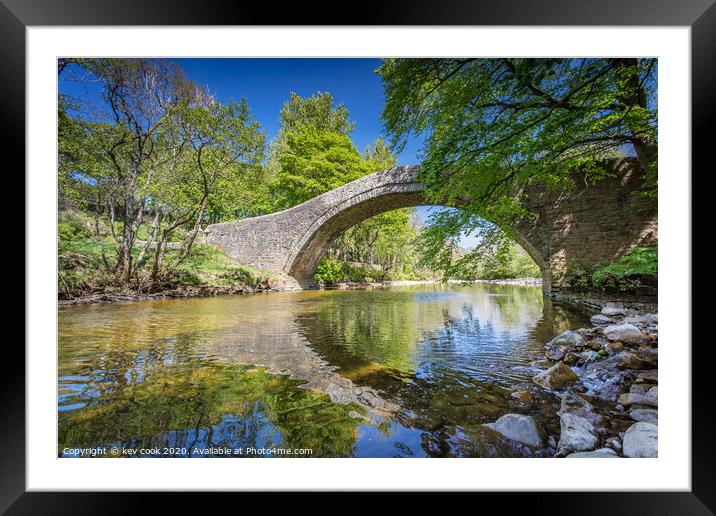 Ivelets bridge Framed Mounted Print by kevin cook