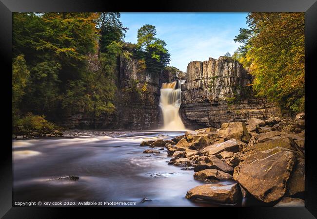 High Force Framed Print by kevin cook