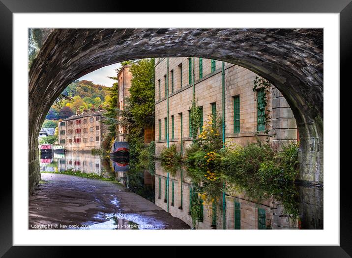 Under the Bridge Framed Mounted Print by kevin cook