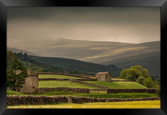 Misty day Framed Print by kevin cook