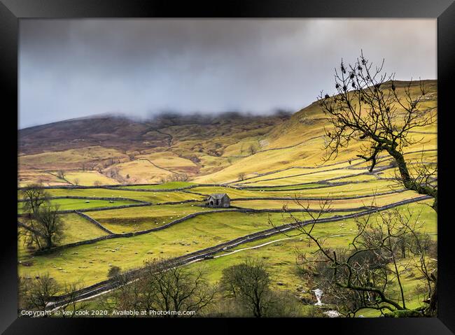 The Little House Framed Print by kevin cook