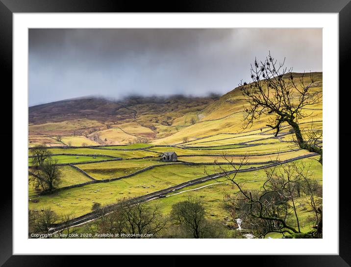 The Little House Framed Mounted Print by kevin cook