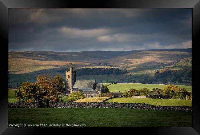 St Margaret’s Church Hawes Framed Print by kevin cook
