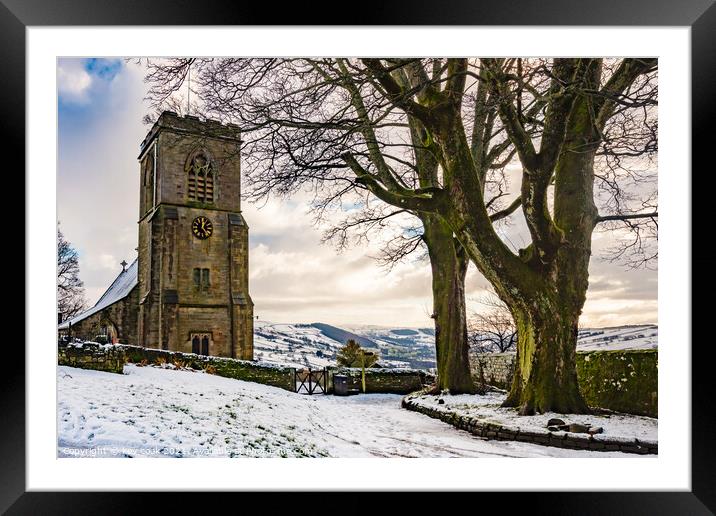 Saint Chad's Middlesmoor Framed Mounted Print by kevin cook