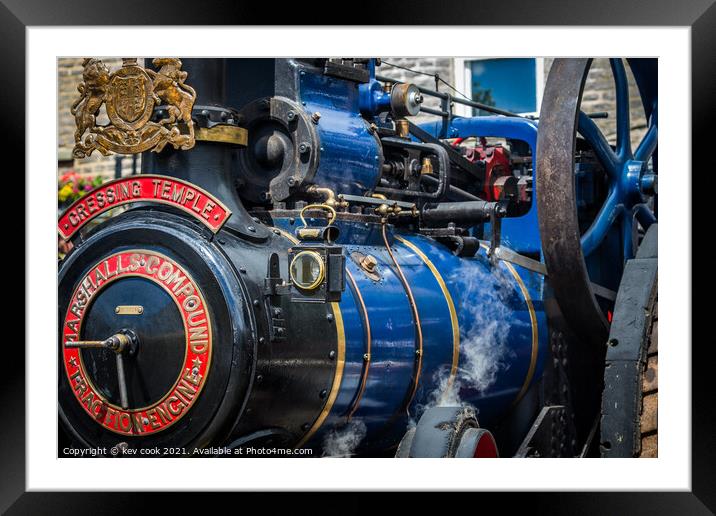 Traction Engine Framed Mounted Print by kevin cook