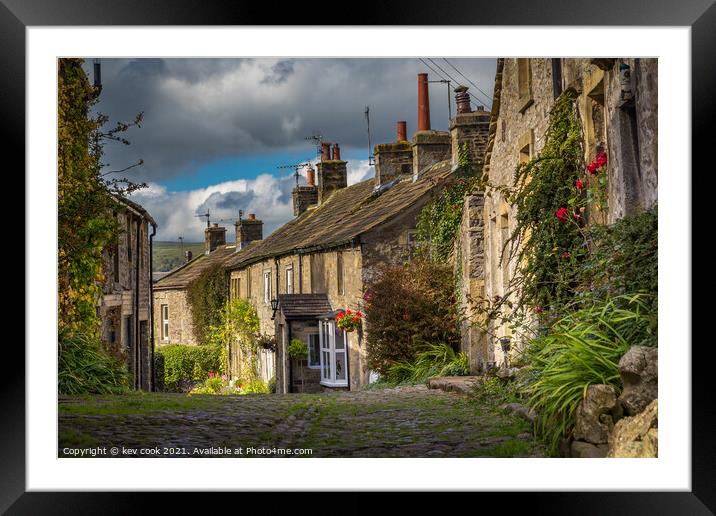 Grassington Framed Mounted Print by kevin cook