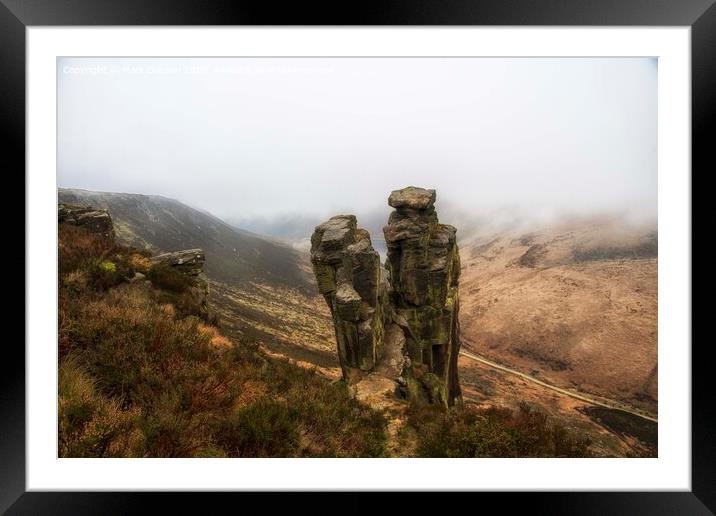 The Trinacle in The Mist Framed Mounted Print by Mark Dobson