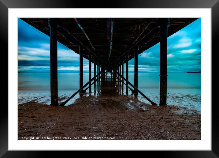 Paignton pier Framed Mounted Print by Liam Houghton