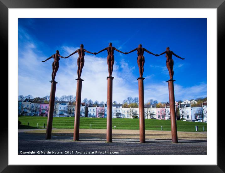 Arc Of Angels, Portishead Framed Mounted Print by Martin Waters