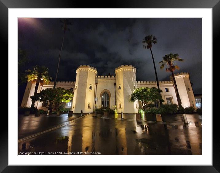 Conservatorium of music at night  Framed Mounted Print by Lloyd Harris