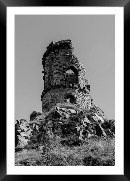 Ruined folly Framed Mounted Print by Carl Pepper