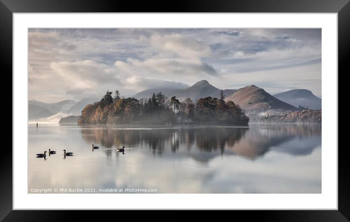 Derwent Isle Framed Mounted Print by Phil Buckle