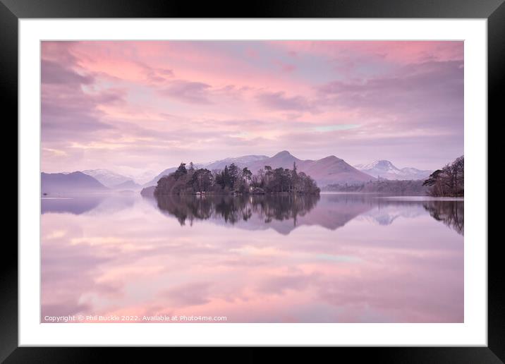 Derwent Isle Sunrise Framed Mounted Print by Phil Buckle
