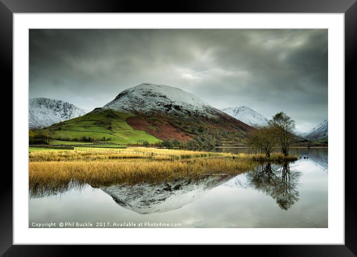 Hartsop Dodd Reflections Framed Mounted Print by Phil Buckle