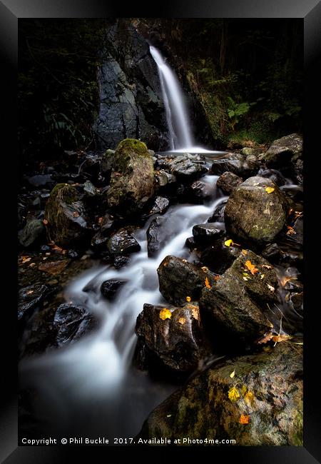 Hause Gill Falls Framed Print by Phil Buckle