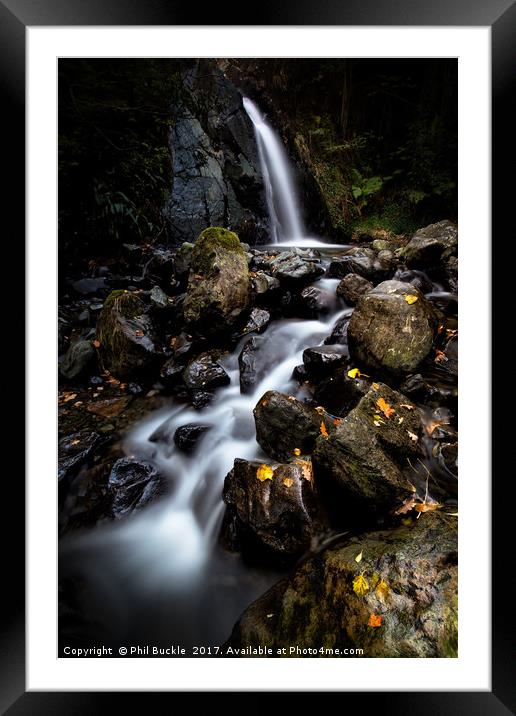 Hause Gill Falls Framed Mounted Print by Phil Buckle