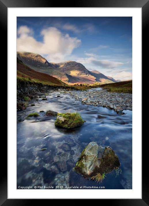 Gatesgarthdale Beck Framed Mounted Print by Phil Buckle