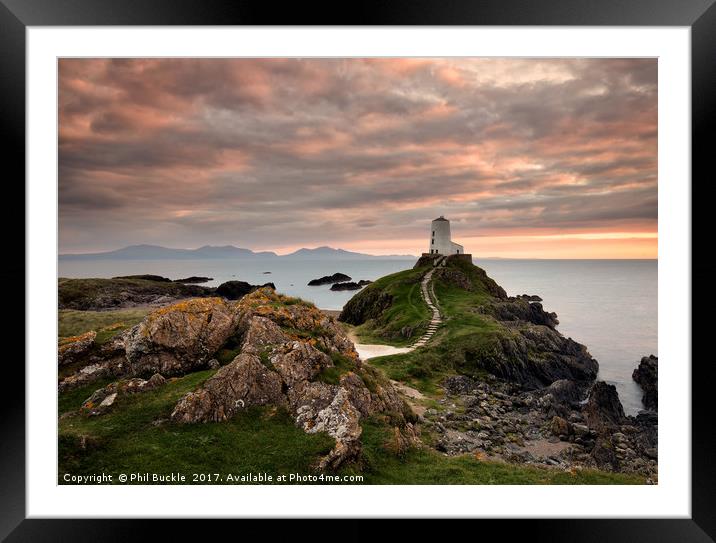 Llanddwyn Island Sunset Framed Mounted Print by Phil Buckle