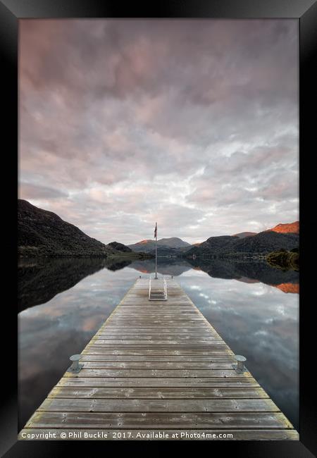 Aira Force Jetty Sunrise Framed Print by Phil Buckle