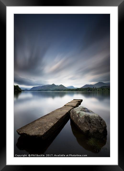 Cat Bells View Framed Mounted Print by Phil Buckle