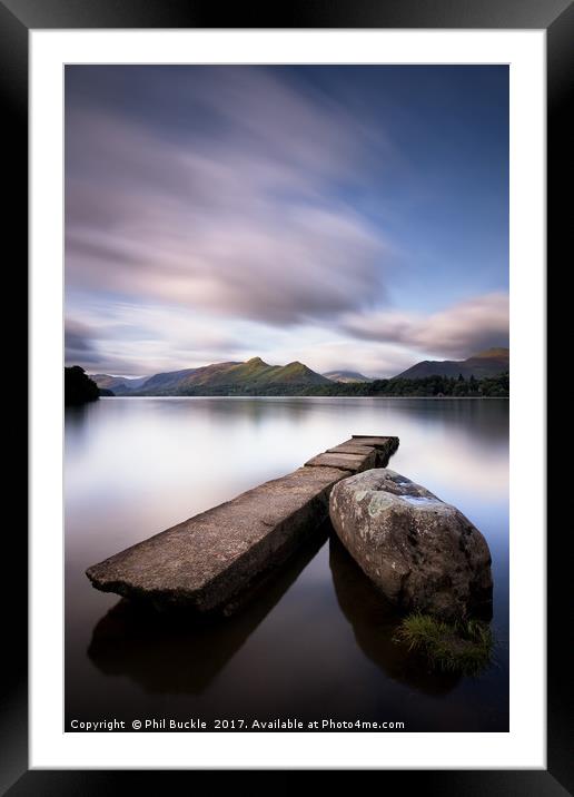 Isthmus Jetty Long Exposure Framed Mounted Print by Phil Buckle
