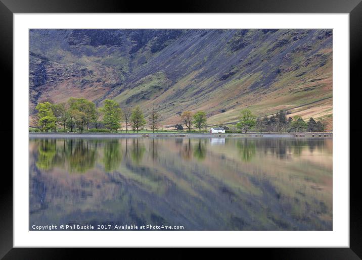 Char Hut, Buttermere Framed Mounted Print by Phil Buckle