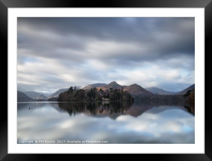 Derwent Isle Long Exposure Framed Mounted Print by Phil Buckle