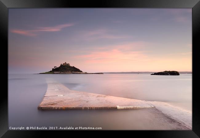 St Michael's Mount Framed Print by Phil Buckle
