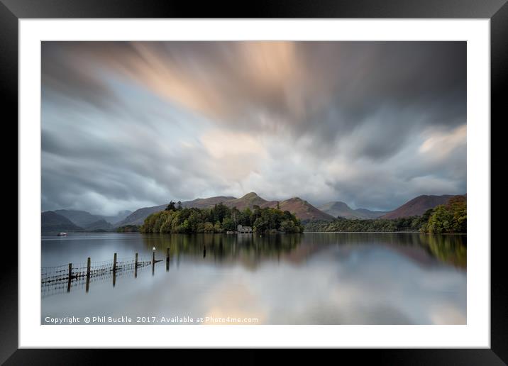 Incoming Weather Crow Park Framed Mounted Print by Phil Buckle