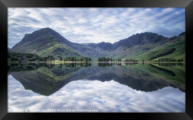 Buttermere Double Framed Print by Phil Buckle
