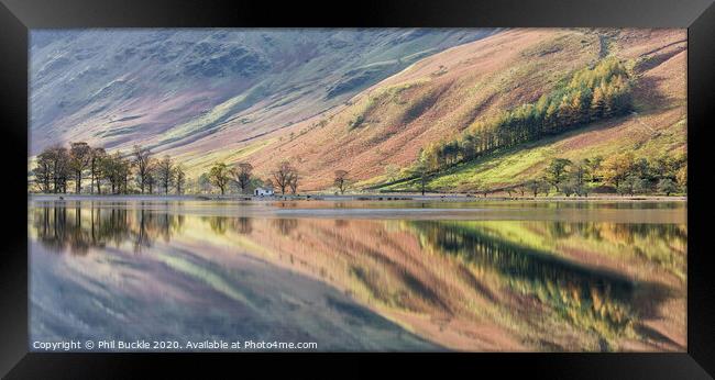 Buttermere Reflections Framed Print by Phil Buckle