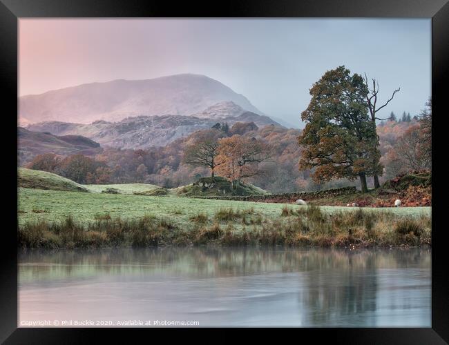 River Brathay Sunrise Framed Print by Phil Buckle