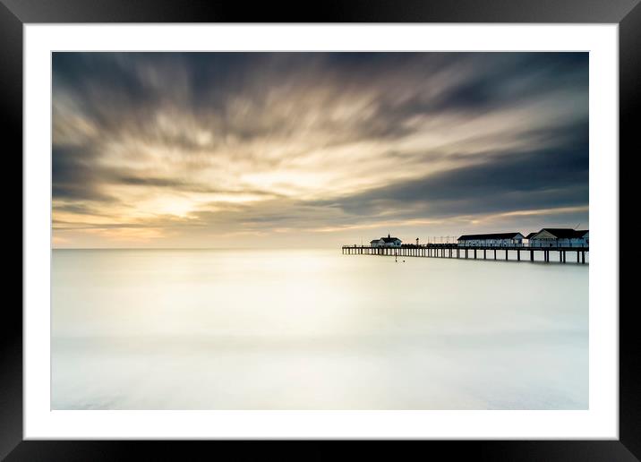 into the sea Framed Mounted Print by Emanuel Ribeiro