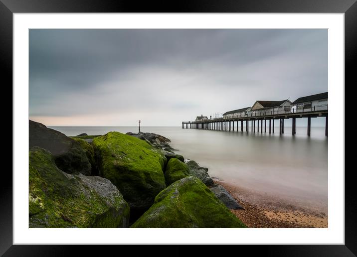 Southwold Pier Framed Mounted Print by Emanuel Ribeiro