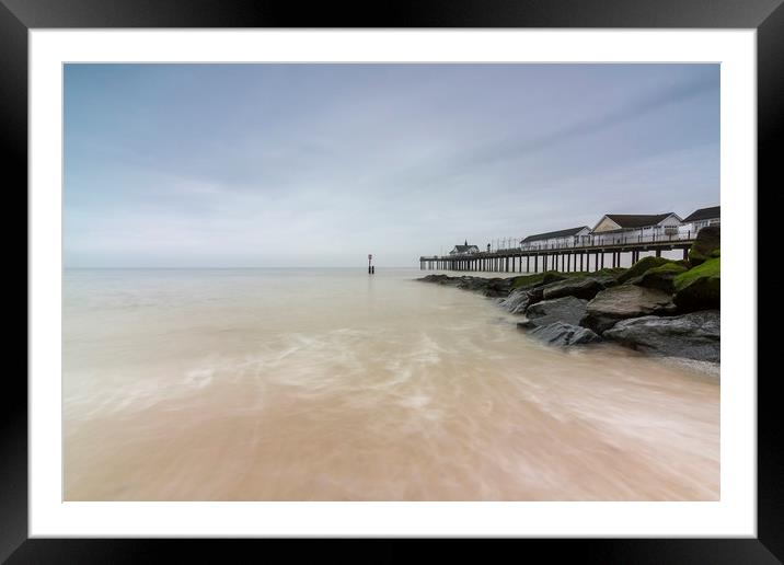 The Southwold Pier Framed Mounted Print by Emanuel Ribeiro