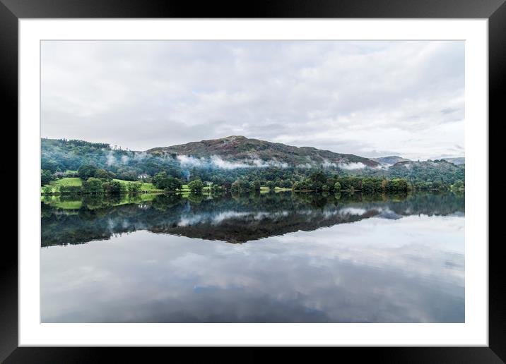 Grasmere Reflections  Framed Mounted Print by Alf Damp