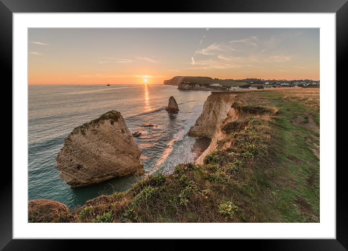 Freshwater Sunset Framed Mounted Print by Alf Damp