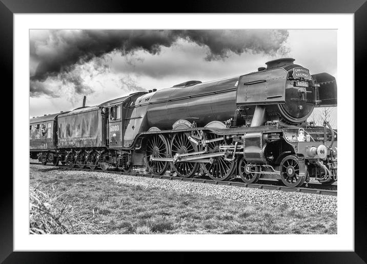 The Historical  Flying Scotsman  Framed Mounted Print by Alf Damp