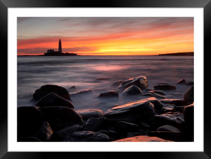 Dawn Framed Mounted Print by Ken Cowins
