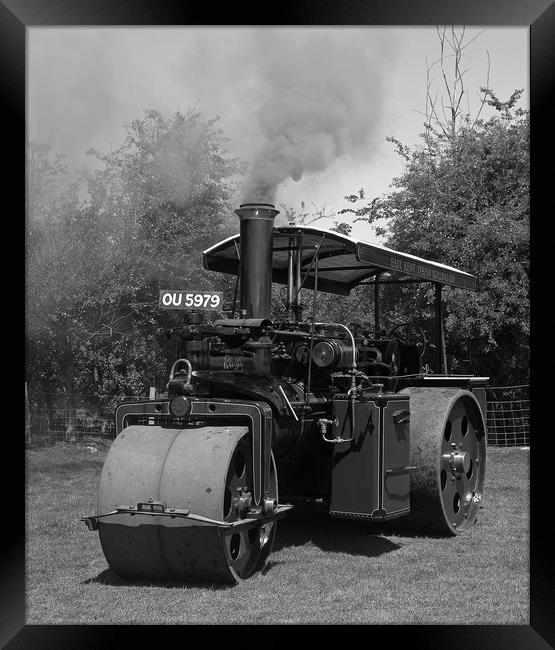 Wallis & Steevens Road Roller Framed Print by Alan Barnes