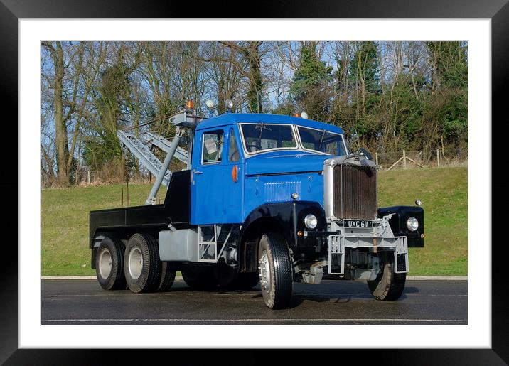 Scammell Junior Constructor Framed Mounted Print by Alan Barnes