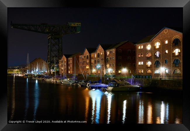 The Docks Framed Print by Trevor Lloyd