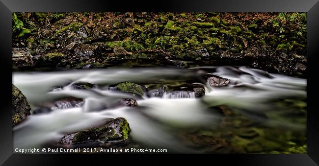 River Flow Framed Print by Paul Dunmall