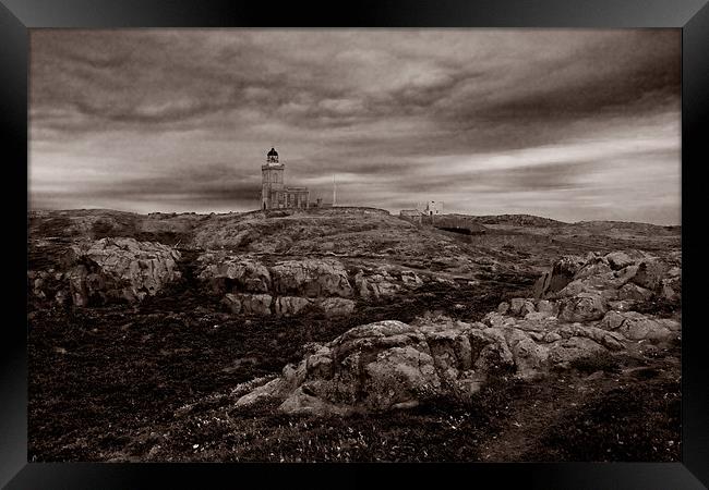 Isle of May Lighthouse Framed Print by Malcolm Smith