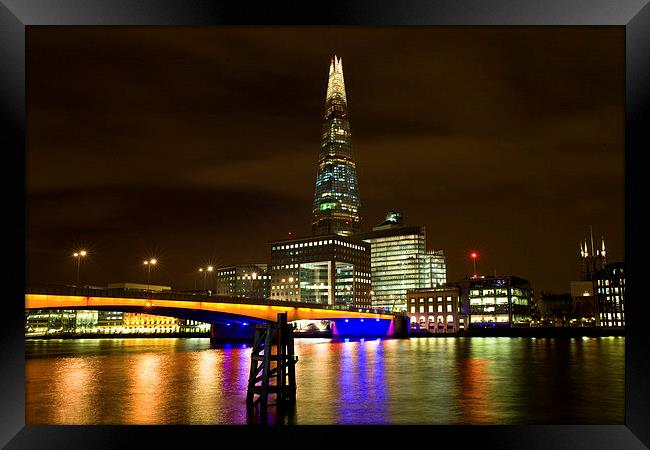  The Shard Framed Print by Malcolm Smith