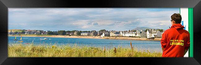 Lookout Framed Print by Malcolm Smith